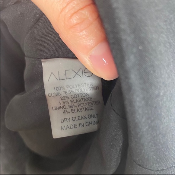 Alexis Elize Long Sleeve Lace Midi Dress in Black XS - Picture 5 of 8